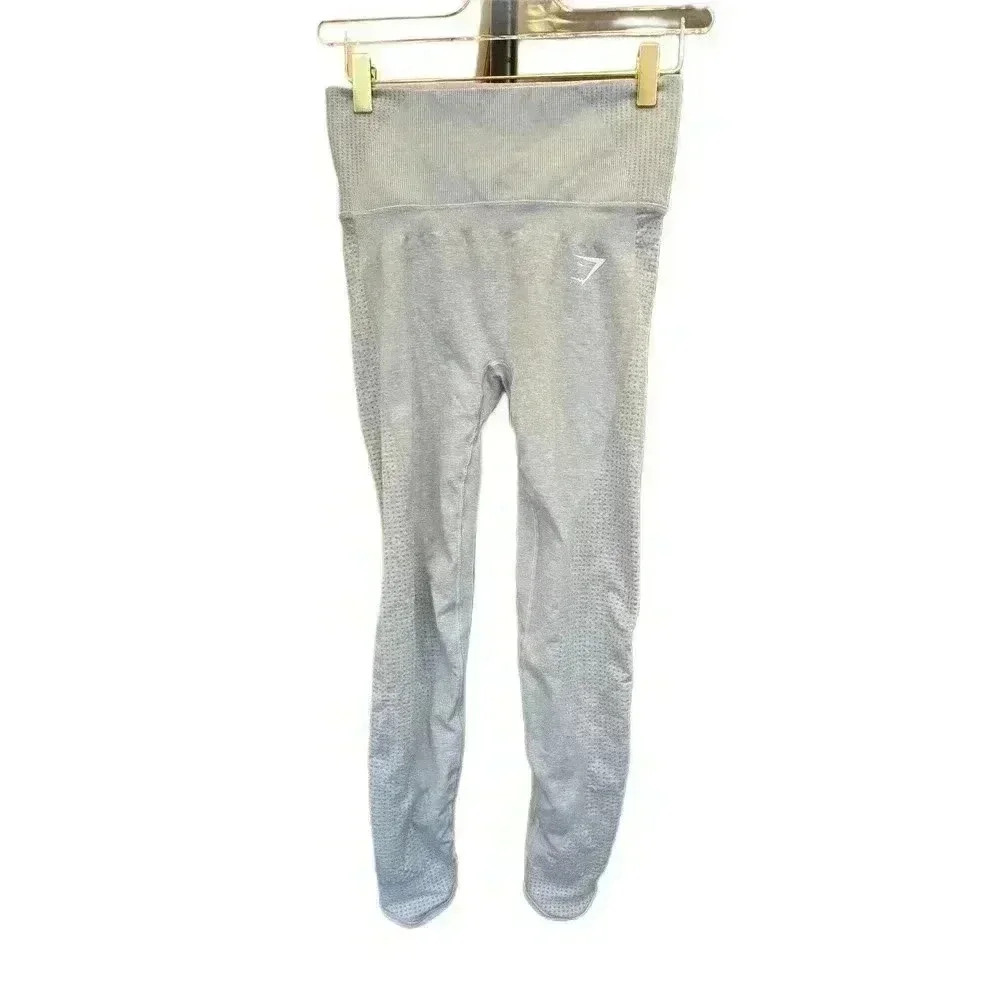 GYMSHARK Gray Vital Seamless Leggings - size XS